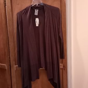 Brand new large open front sweater
